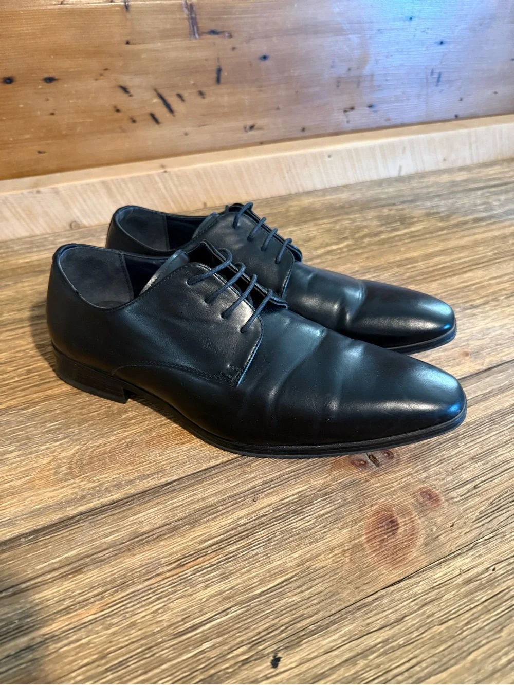 Classic Black Men's Dress Shoes